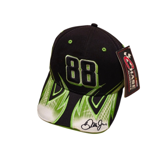 Nascar Chase Authentics Dale Earnhardt Jr 88 AMP Mountain Dew Mens Hat - Picture 5 of 6
